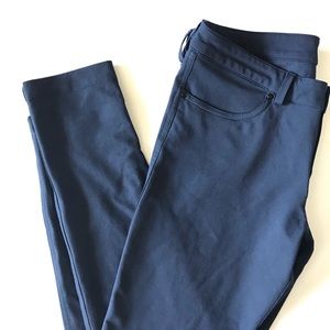 Lululemon Trouser Navy Stretch Pants Belt Loop
